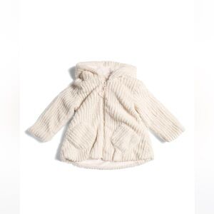 Girls Pompon Swing Coat